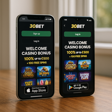 30Bet - Mobile Browser Casino - No App Download Required Belgium